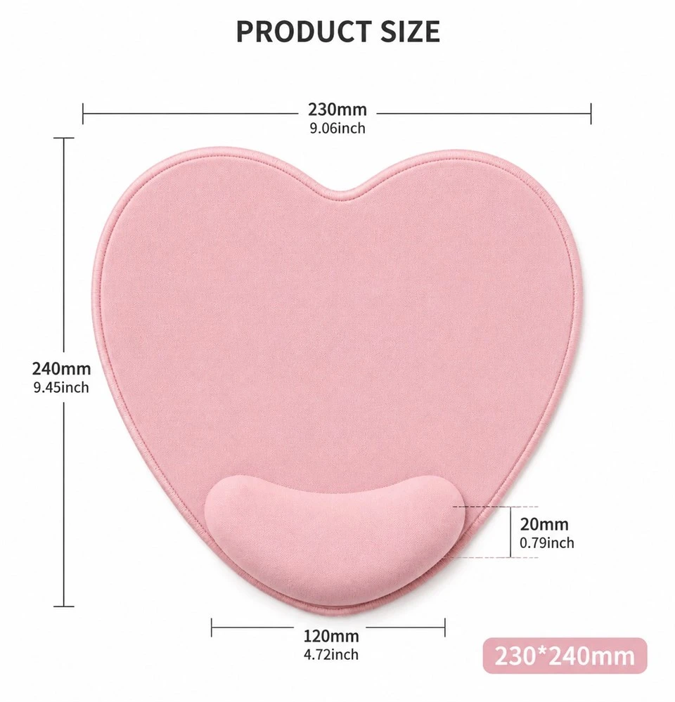 Memory Foam Ergonomic Wrist Rest Mouse Pad, Slow Rebound Anti-Pressure Custom Mat For Office Workers high quality